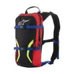MOCHILA ALPINESTARS IGUANA - BLACK/BLUE/RED/YELLOW FLUO