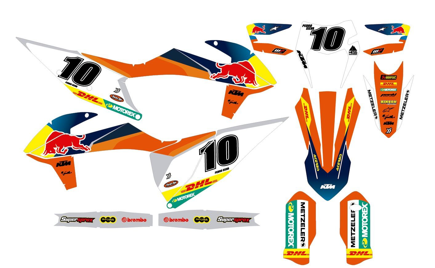 POLISPORT KIT PLASTICOS - SUZUKI [CLONE] [CLONE] [CLONE] [CLONE]