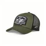 BONÉ ALPINESTARS HERITAGE PATCH TRUCKER - BLACK/GREEN
