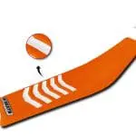 CAPA DE BANCO JN SEATS KTM SX/SXF 16-18 EXC 17-19 - ORANGE/WHITE