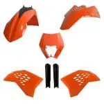 KIT PLÁSTICOS POLISPORT KTM EXC/EXC-F/XC-W/XCF-W 08/11 - OEM COLOR