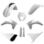 KIT PLÁSTICOS POLISPORT KTM EXC/EXC-F/XC-W/XCF-W 12/13 - WHITE