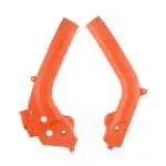 PROTEÇÃO DE QUADRO KTM EXC/EXC-F/XC-W/XCF-W 17/19 HUSQVARNA TE/FE 17/19 - ORANGE