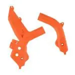 PROTEÇÃO DE QUADRO KTM EXC/EXC-F/XC-W/XCF-W 20/23 - ORANGE