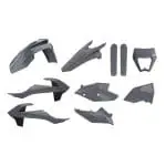KIT PLÁSTICOS POLISPORT KTM EXC/EXC-F/XC-W/XCF-W 17/19 - GREY