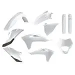 KIT PLÁSTICOS POLISPORT GASGAS EC/EC-E/EC-F 21/23 - WHITE