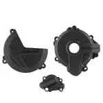 KIT PROTEÇÃO TAMPAS DO MOTOR POLISPORT SHERCO SE 250/300 14/25 - BLACK