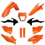 KIT PLÁSTICOS POLISPORT KTM EXC/EXC-F/XC-W/XCF-W 17/19 - OEM COLOR