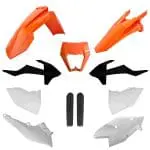 KIT PLÁSTICOS POLISPORT KTM EXC/EXC-F/XC-W/XCF-W 17/19 - OEM COLOR