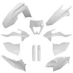 KIT PLÁSTICOS POLISPORT KTM EXC/EXC-F/XC-W/XCF-W 17/19 - WHITE