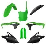 KIT PLÁSTICOS POLISPORT KAWASAKI KX250F 17/20 - BLACK/GREEN