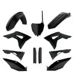 KIT PLÁSTICOS POLISPORT HONDA CRF250R 18/21 HONDA CRF450R 17/20 - BLACK