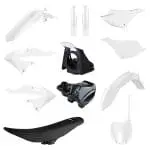 KIT PLÁSTICOS POLISPORT RESTYLING YAMAHA YZ125/250 02/21 (DESIGN YZ125/250 2024) - WHITE