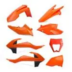 KIT PLÁSTICOS POLISPORT KTM EXC/EXC-F/XC-W/XCF-W 17/19 - ORANGE