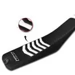 CAPA DE BANCO JN SEATS SHERCO SE/SEF 17-23 - BLACK/WHITE