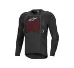 CASACO DE PROTEÇÃO COM MANGAS ALPINESTARS BIONIC PLASMA LT - PRETO/BRANCO
