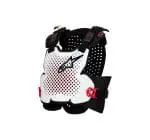 PEITORAL ALPINESTARS A-4 PLASMA - PRETO/VERMELHO/BRANCO