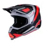 ALPINESTARS S-M7 RISE - PRETO/VERMELHO