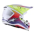 ALPINESTARS S-M7 FUSE - BRANCO/ROXO/AMARELO FLUO - Image 2