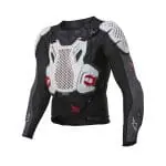COLETE ALPINESTARS BIONIC PLUS V2 HONDA - PRETO/VERMELHO