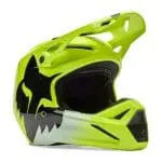 CAPACETE CRIANÇA FOX V1 SHIELD - PRETO/AMARELO FLUO