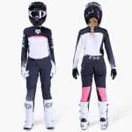 FATO FOX MULHER FLEXAIR FRACTURE - PRETO/BRANCO