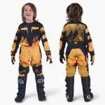 FATO FOX CRIANÇA 180 KAIROS - PRETO/LARANJA