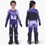 FATO FOX CRIANÇA FLEXAIR SPIRE - PRETO/ROXO