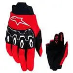 LUVAS ALPINESTARS FULL BORE V2 - PRETO/VERMELHO