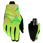 LUVAS ALPINESTARS RADAR PRO - VERDE/ROSA/AMARELO FLUO