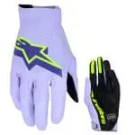 LUVAS ALPINESTARS SUPERTECH MX - ROXO/AMARELO FLUO