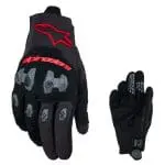 LUVAS ALPINESTARS PRO-DURA - PRETO/VERMELHO