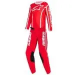FATO ALPINESTARS CRIANÇA FLUID APEX - VERMELHO/BRANCO