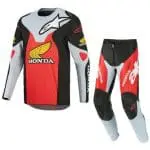 FATO ALPINESTARS HONDA RACER VEIL - PRETO/VERMELHO