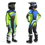 FATO ALPINESTARS CRIANÇA SUPERTECH NOMUR - AZUL/AMARELO FLUO