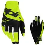 LUVAS ALPINESTARS TECHSTAR - BLACK/YELLOW FLUO