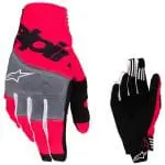 LUVAS ALPINESTARS TECHSTAR - BLACK/PINK