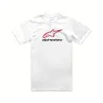 T-SHIRT ALPINESTARS ALWAYS 2.0 CSF - BRANCO/VERMELHO