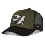 BONÉ ALPINESTARS FLAG SNAPBACK - PRETO/VERDE