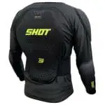 COLETE INTEGRAL SHOT AIRLIGHT - PRETO/AMARELO FLUO - Image 2