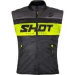 COLETE SHOT LITE BODYWARMER - PRETO/AMARELO FLUO