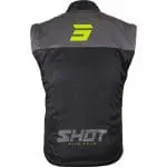 COLETE SHOT LITE BODYWARMER - PRETO/AMARELO FLUO - Image 2