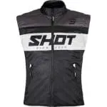 COLETE SHOT LITE BODYWARMER - PRETO/BRANCO
