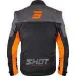 CASACO SHOT LITE SOFTSHELL - PRETO/LARANJA - Image 2