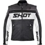 CASACO SHOT LITE SOFTSHELL - PRETO/BRANCO