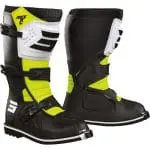 BOTAS CRIANÇA SHOT RACE 2 KID - PRETO/BRANCO/AMARELO FLUO