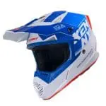 CAPACETE CRIANÇA KENNY TRACK GRAPHIC FOCUS - AZUL/VERMELHO