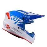 CAPACETE CRIANÇA KENNY TRACK GRAPHIC FOCUS - AZUL/VERMELHO - Image 2