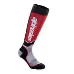 MEIAS ALPINESTARS MX PLUS - PRETO/VERMELHO
