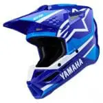 CAPACETE CRIANÇA ALPINESTARS S-M3 YAMAHA - AZUL/BRANCO